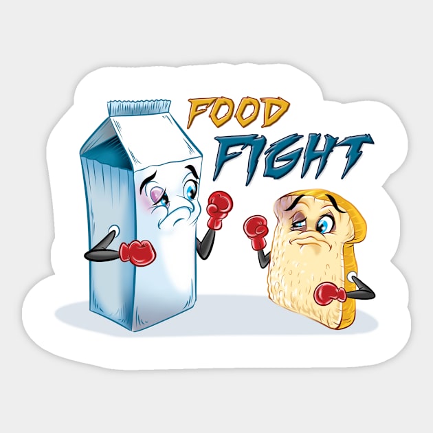 Food fight Sticker by Pigeon585